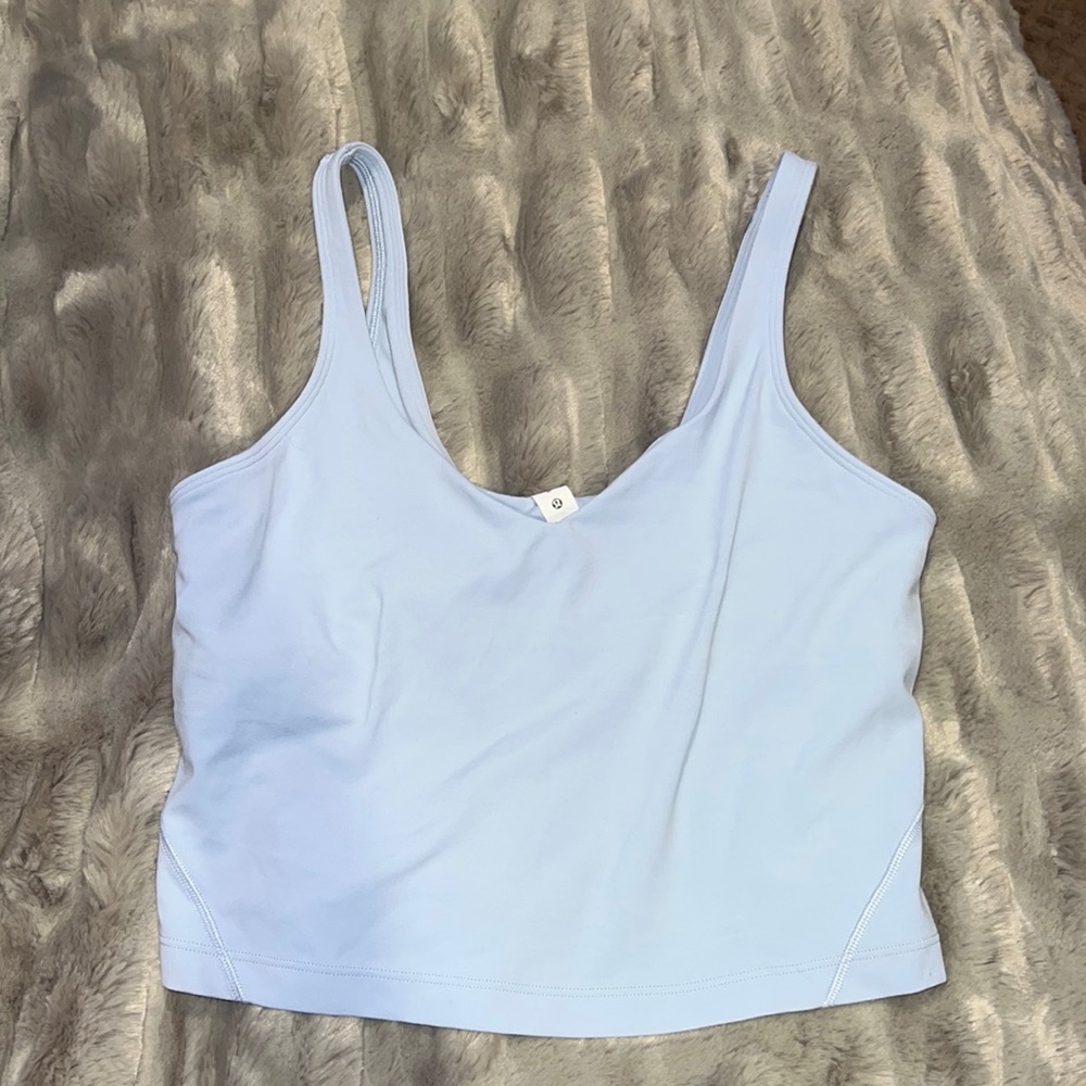 Lululemon aligned tank top light blue